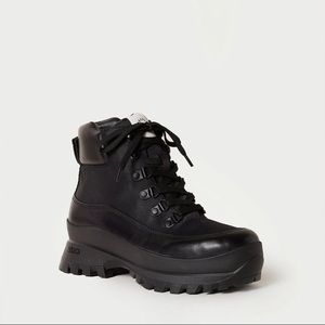 Loafler Randall NY Owen Lace Up Boots Ankle size 8.5 Leather Lining.